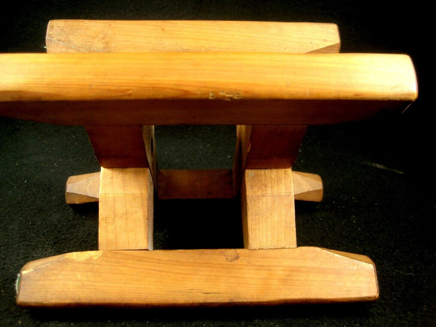 Antique Japanese Meiji 1800's Wooden Silk Spindle 100 Years Old