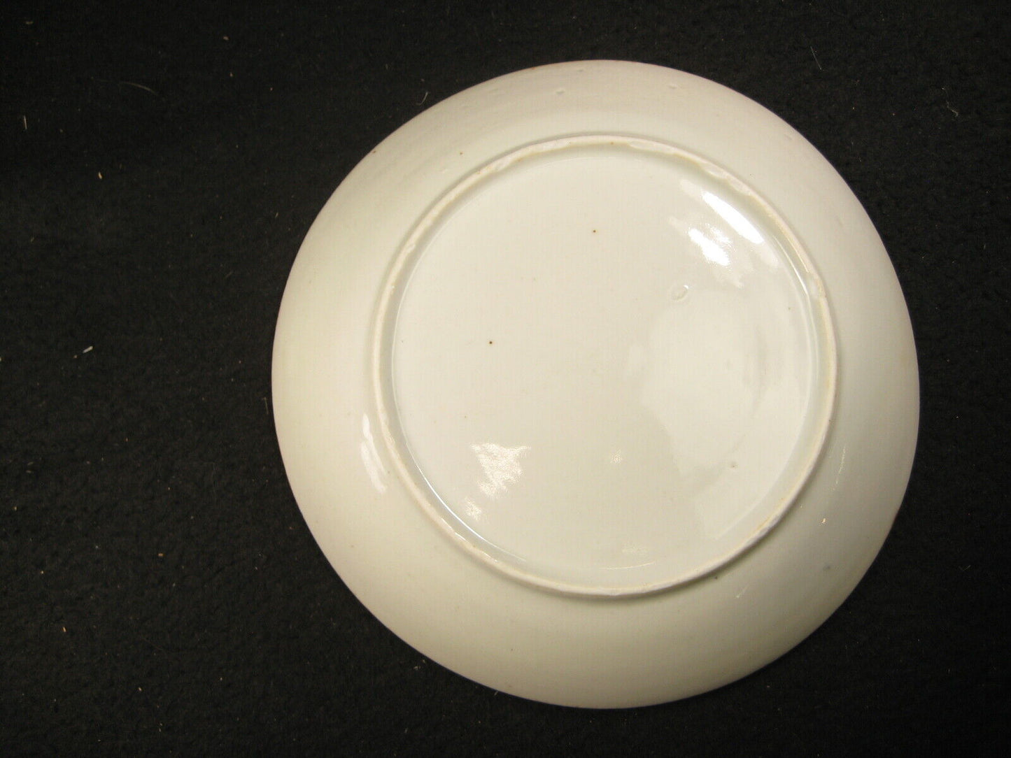 Antique Japanese Meiji Era (C1910) 7" Ceramic Blue/ White Imari Dish Bamboo