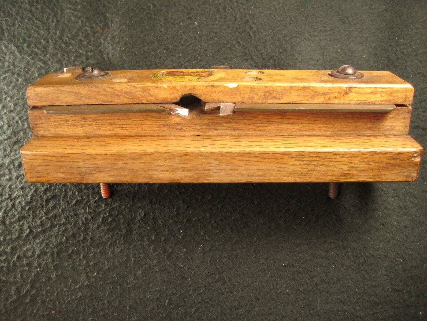 Antique Japanese Tool Kikai-Shakuri-Kana Adjustable Plow Plane