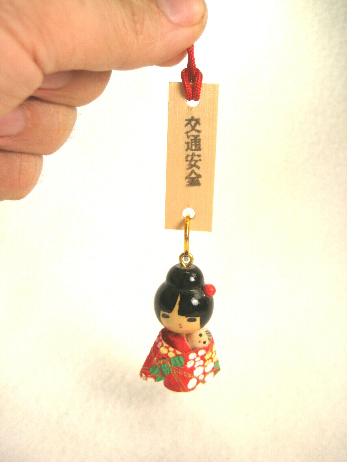Japanese Hanging Kokeshi Charm To Protect Against Traffic Accidents
