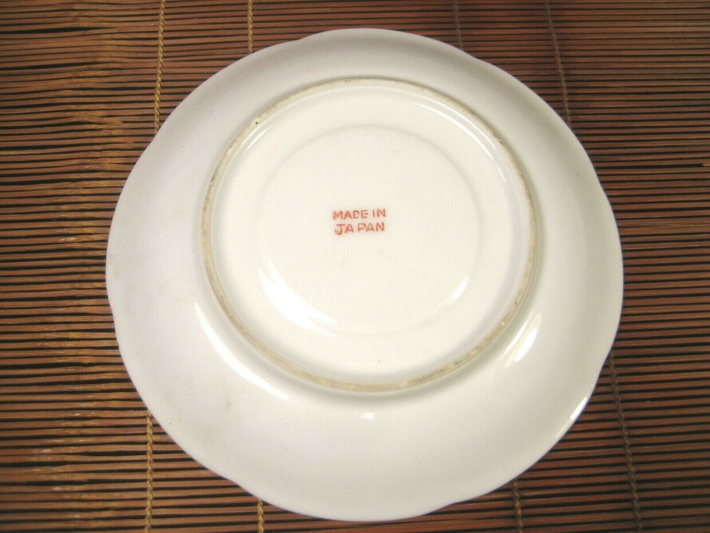 Antique Japanese C1920 Hand Painted Tea Cup & Saucer Set Floral Motif