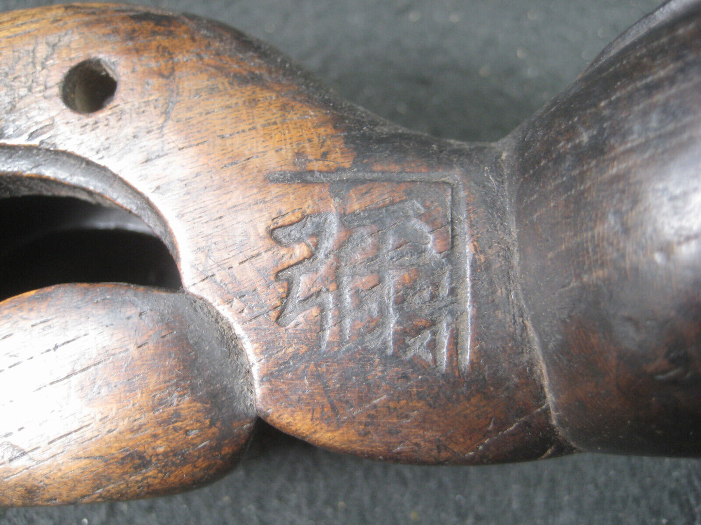 Antique Japanese Sumitsubo Marking & Layout Tool (Body Only) Nomi Red Oak