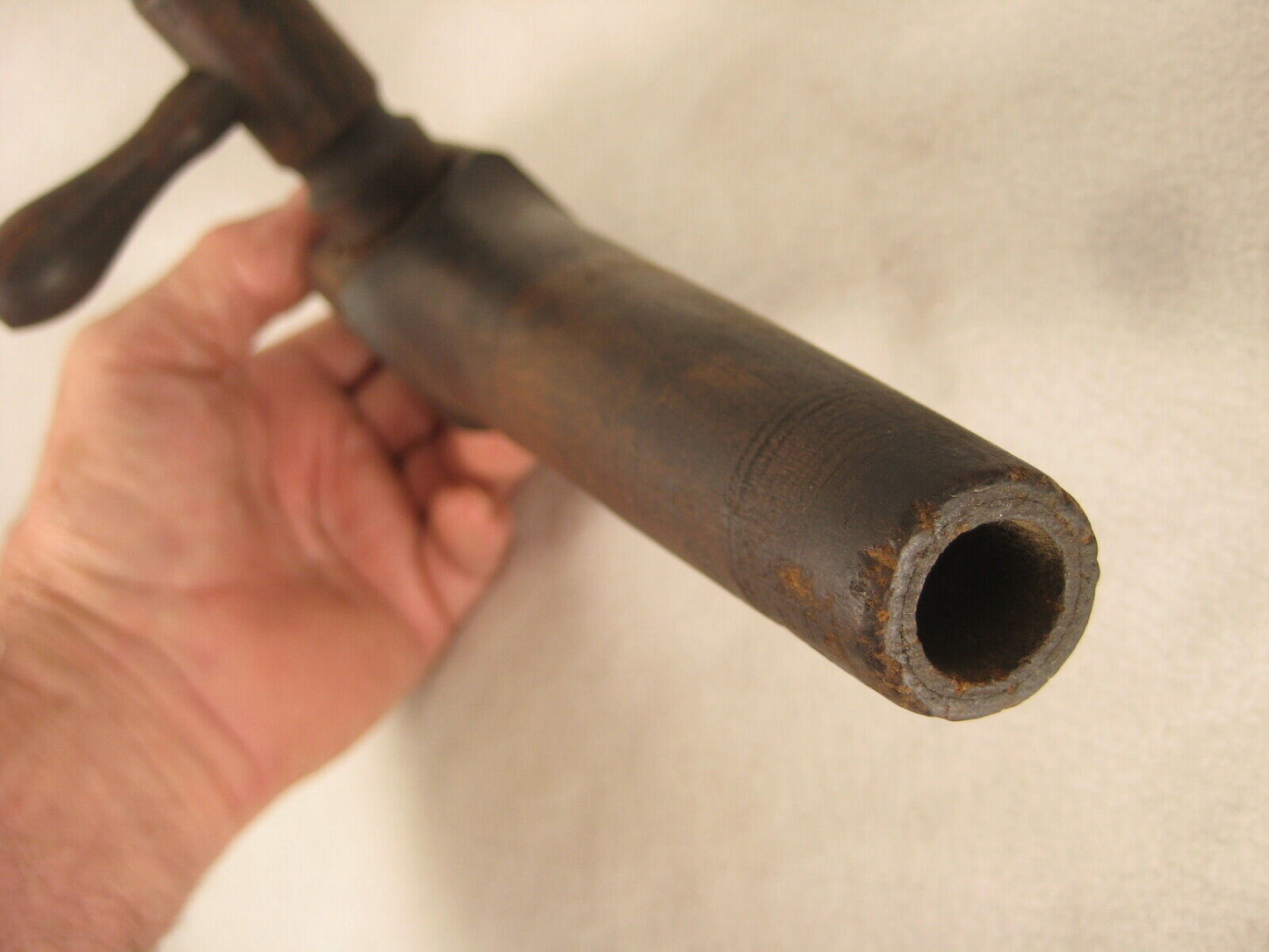 Antique Wooden Beer Barrel Wine Keg Bung Spigot Spout Tap Wood Faucet