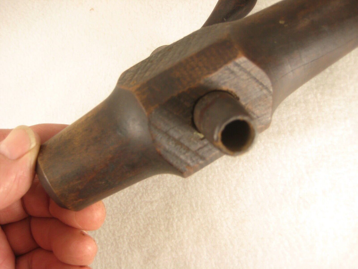 Antique Wooden Beer Barrel Wine Keg Bung Spigot Spout Tap Wood Faucet