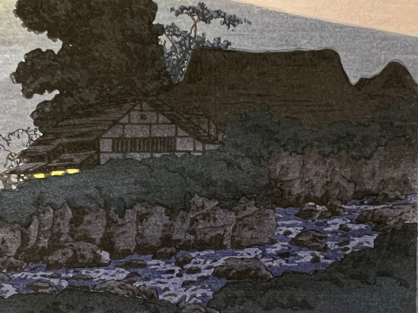 Shotei Takahashi Giclee Woodblock Print Mt Fuji from Mitsukubo 7.5" x 11"