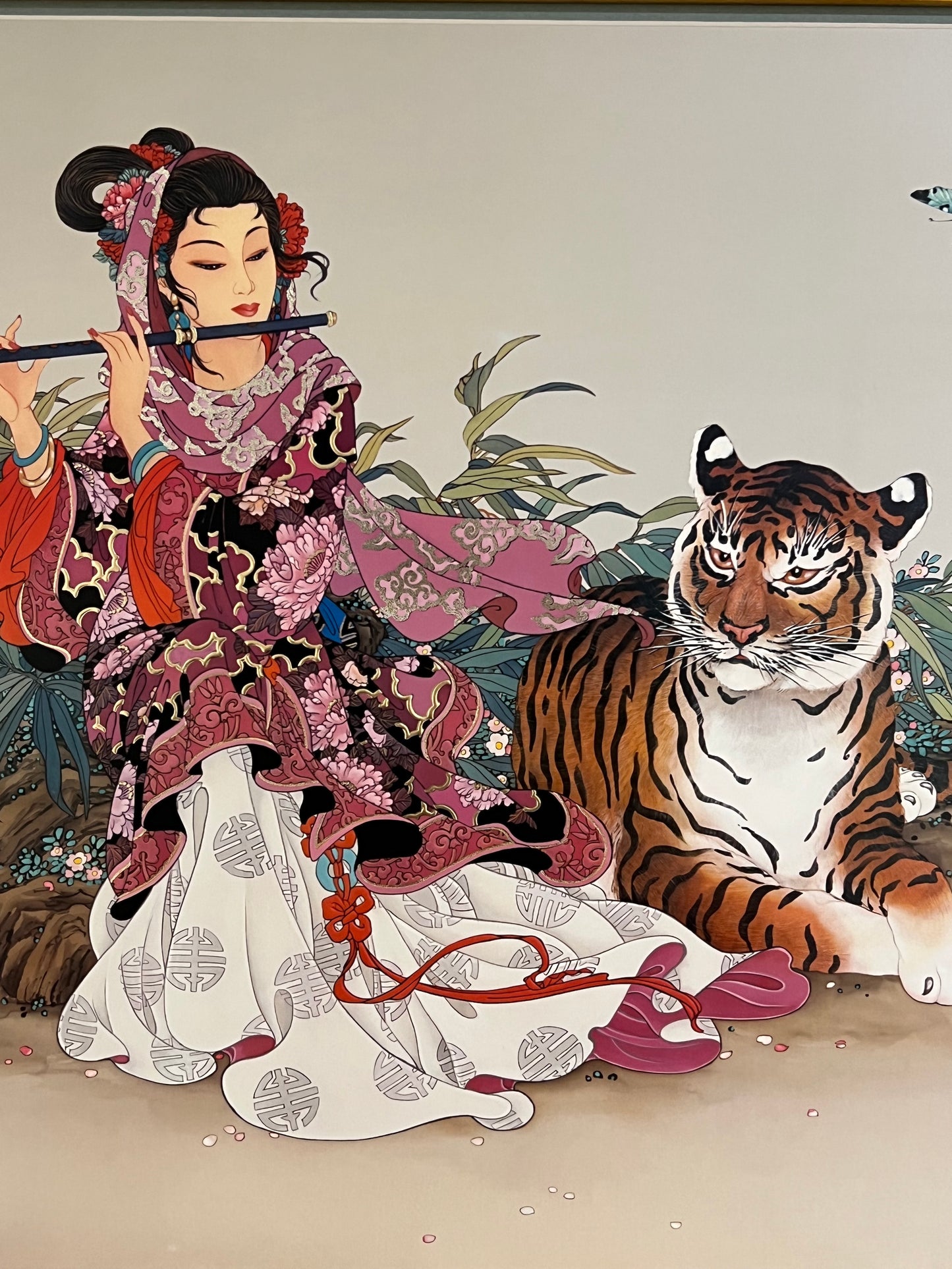 Caroline Young Framed Limited Print "Immortal Melodies" 27" x 33"