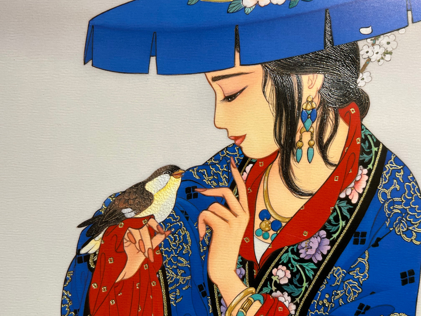 Caroline Young Framed Limited Print "Melody of Spring" 31"x25"