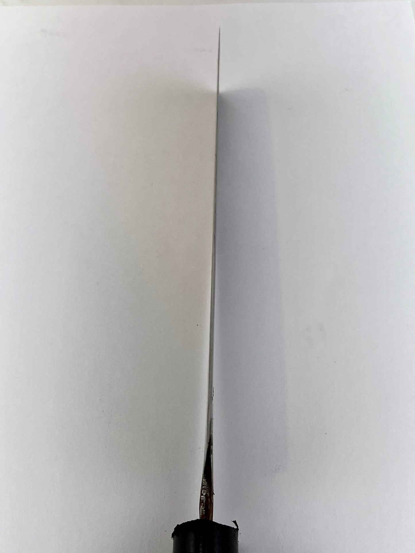 Vintage Japanese Signed Chef's Nakiri Hocho Sushi 6.5" Knife Laminated Samurai Steel