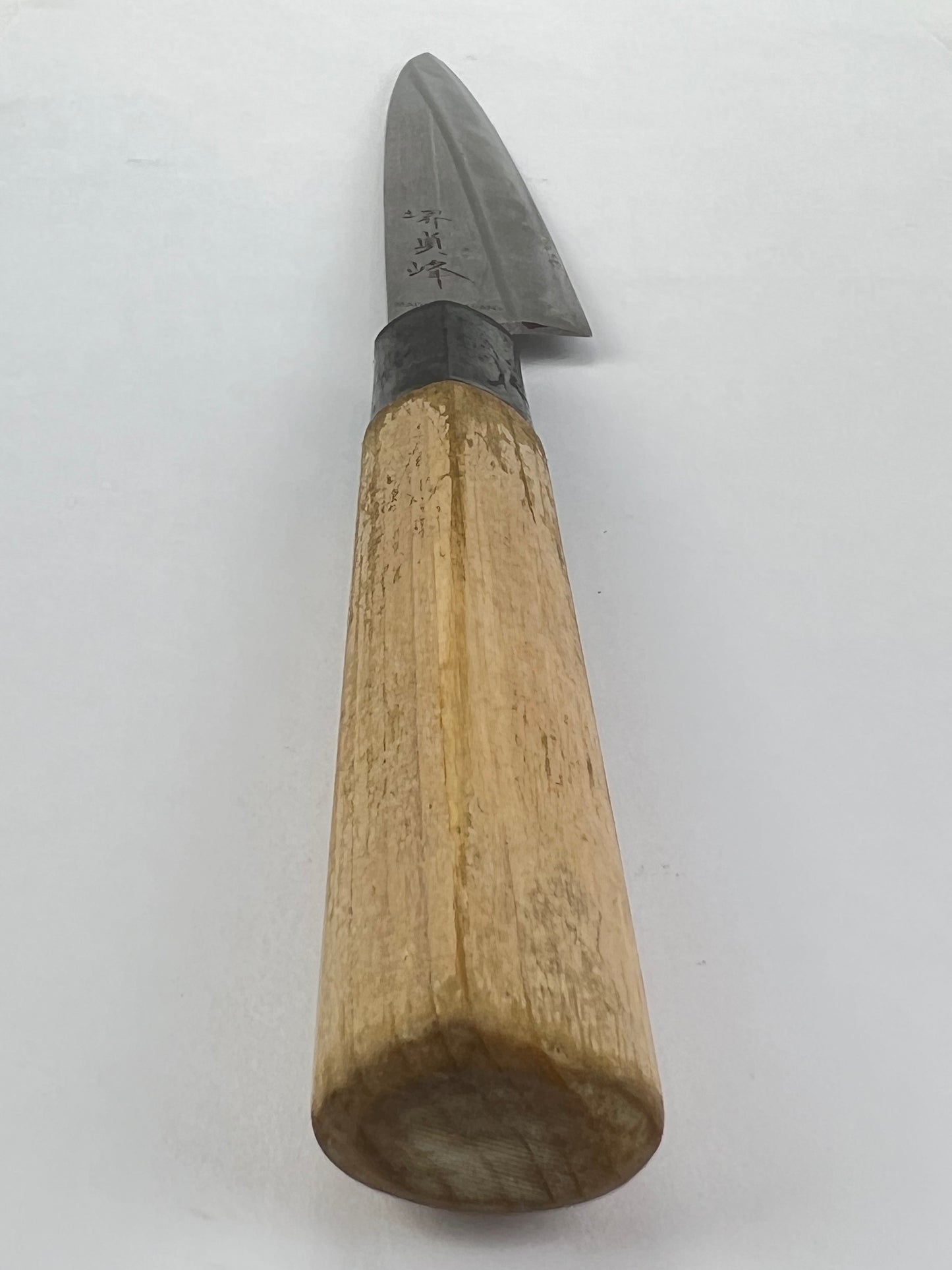 Vintage Japanese Signed 堺貞峰 Chef's Sashimi Sushi 6.5" Knife Laminated Samurai Steel