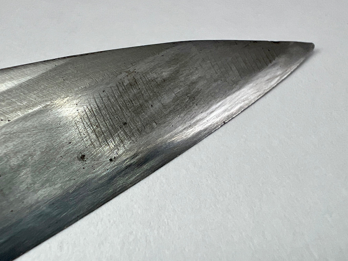 Vintage Japanese Signed 堺貞峰 Chef's Sashimi Sushi 6.5" Knife Laminated Samurai Steel