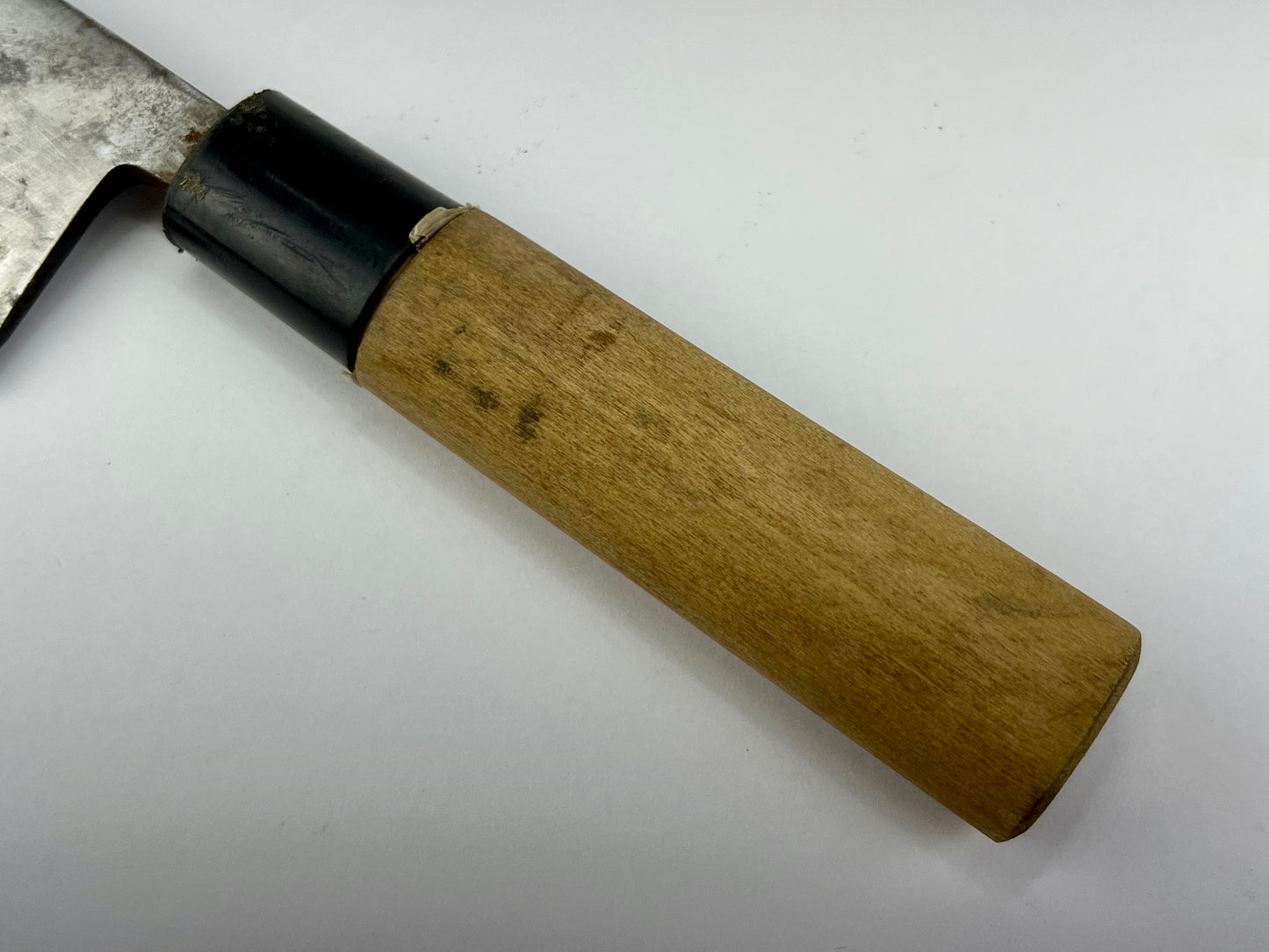 Vintage Japanese Signed 歌貞 Chef's Deba Hocho Sushi 6" Knife Laminated Samurai Steel