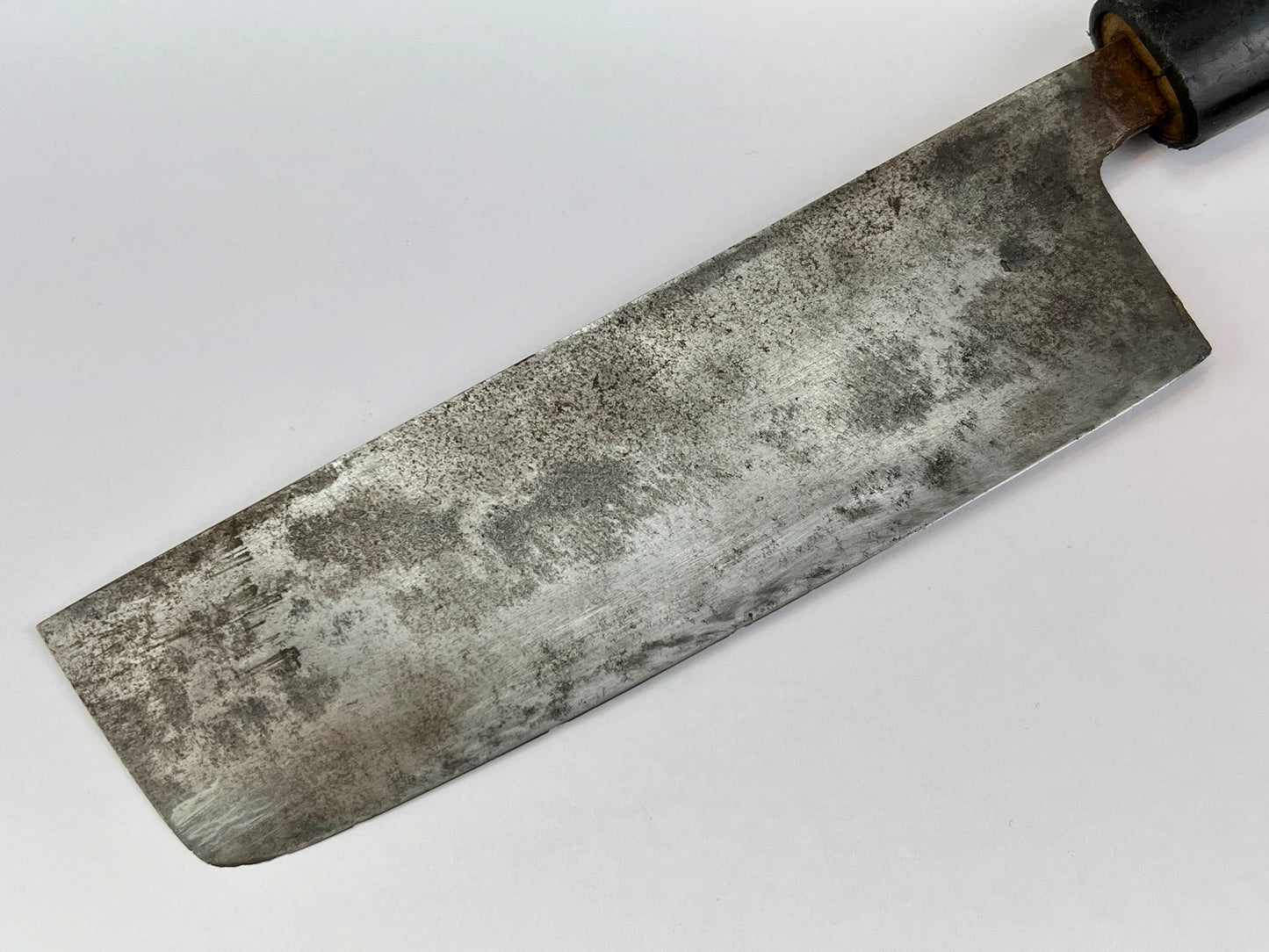 Vintage Japanese Signed Chef's Nakiri Hocho Sushi 6.5" Knife Laminated Samurai Steel
