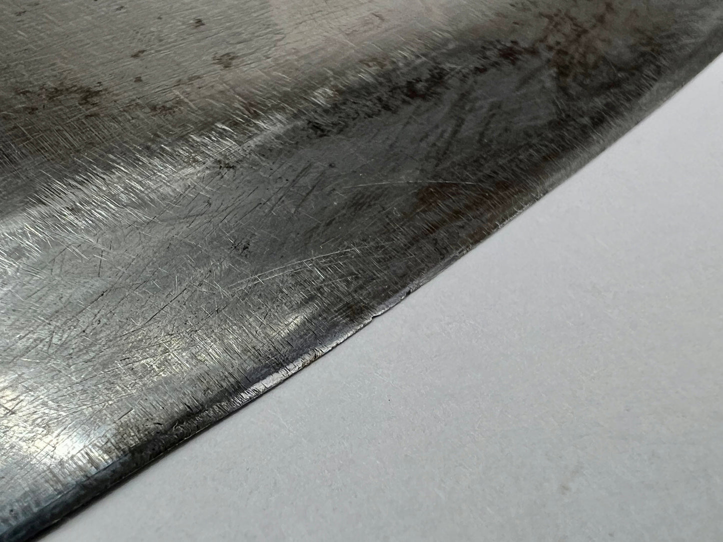 Vintage Japanese Signed 歌貞 Chef's Deba Hocho Sushi 6" Knife Laminated Samurai Steel