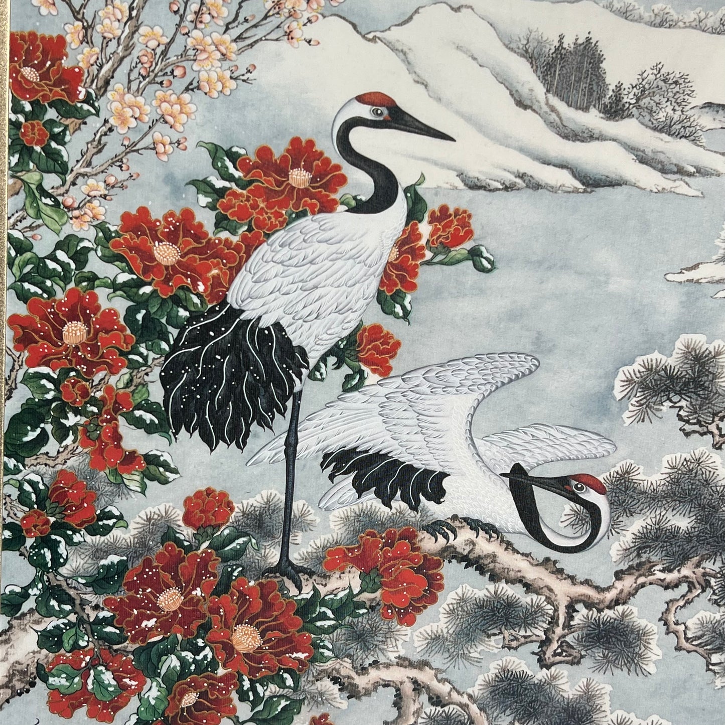 Wei Tseng Yang Framed Print "The Splendor of Winter" 17"x30"