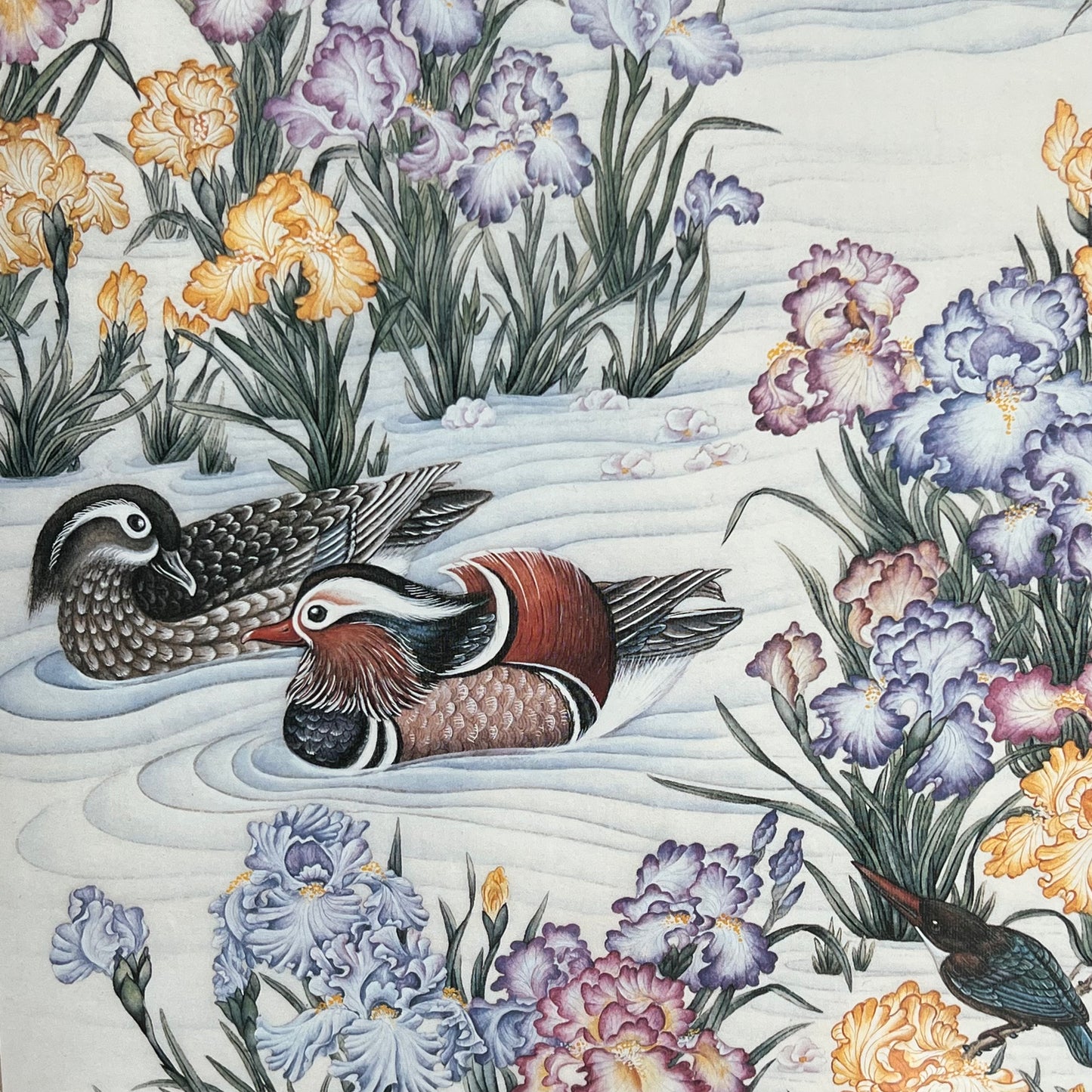Wei Tseng Yang Framed Print "Tranquility of Summer" 17"x30"