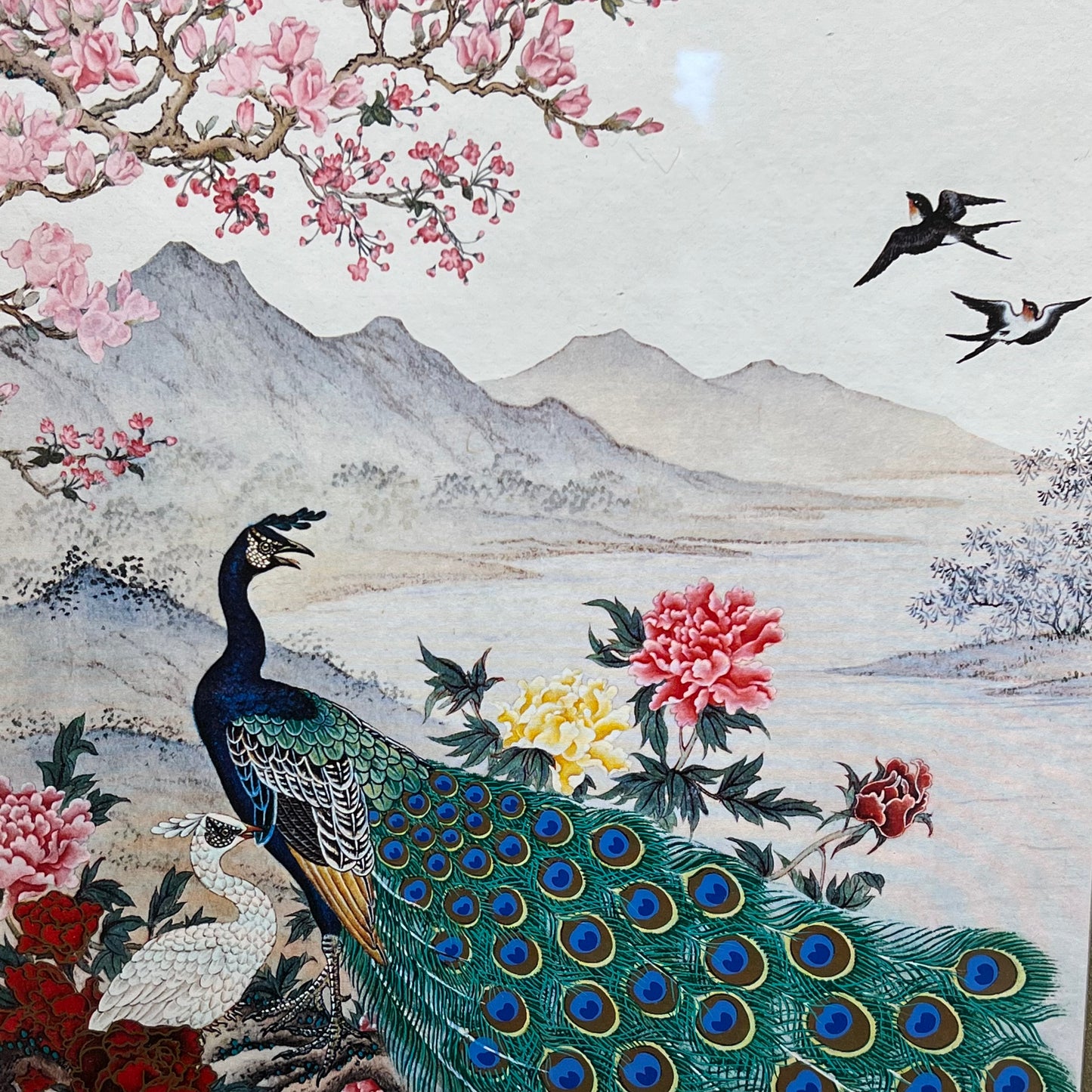 Wei Tseng Yang Framed Print "The Awakening of Spring" 17"x30"