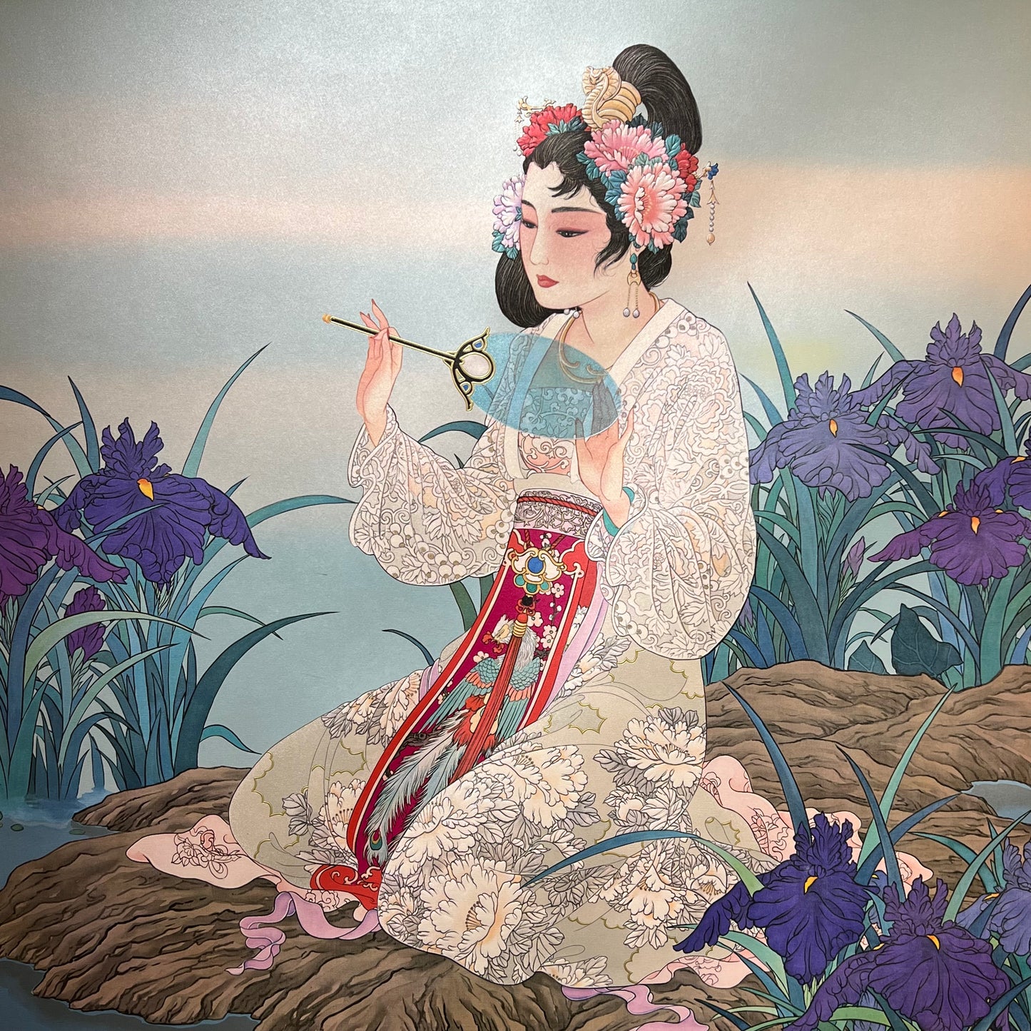 Caroline Young Framed Limited Print "Beauty of the Ages" 46"x35"