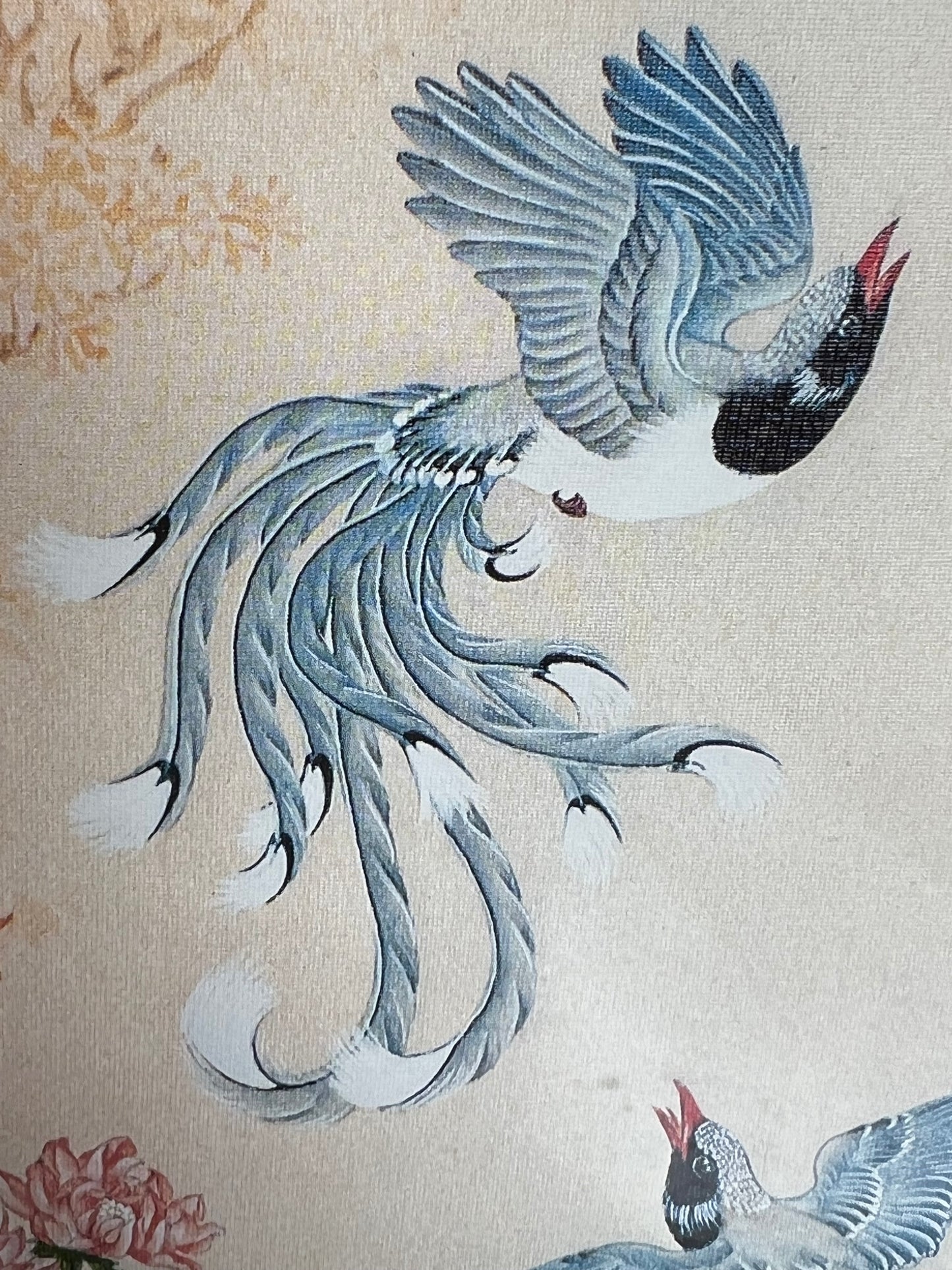 Wei Tseng Yang Framed Print "The Dance of Autumn" 17"x30"