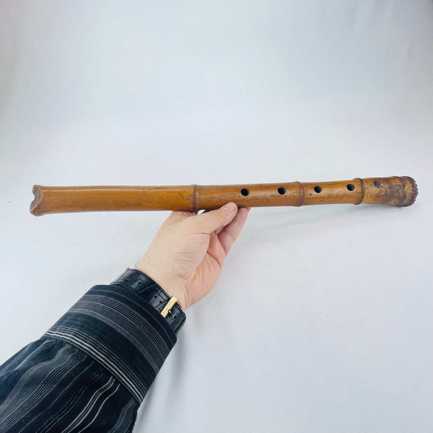 Antique Japanese Shakuhachi Bamboo Flute c1920's in Playable Condition