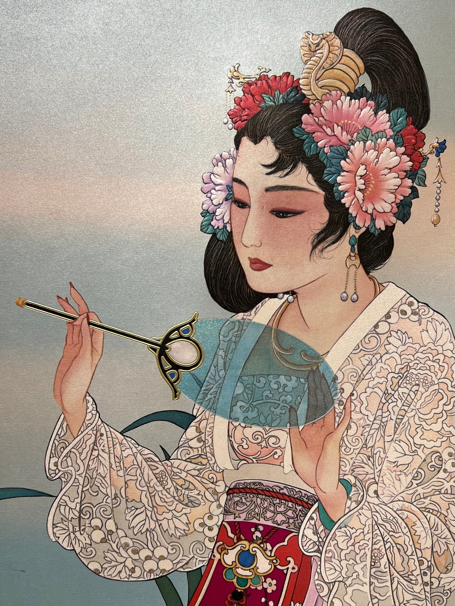 Caroline Young Framed Limited Print "Beauty of the Ages" 46"x35"