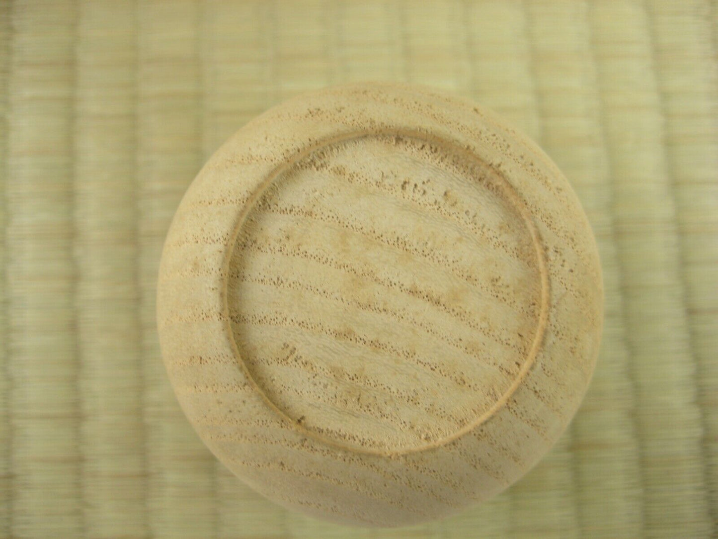 Vintage Japanese Tea Ceremony Natsume Tea Caddy Kiri Wood w/Gold Interior