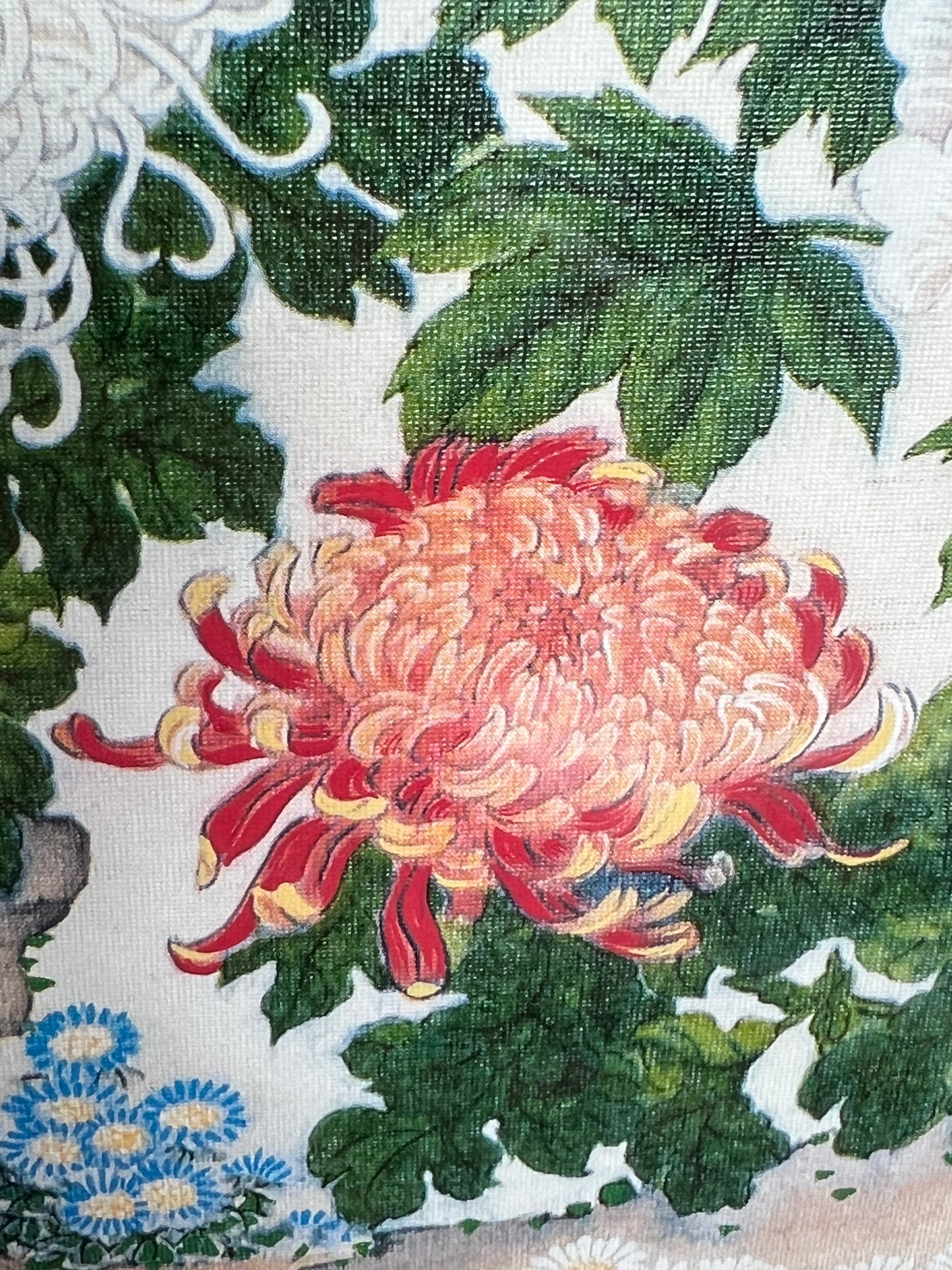 Wei Tseng Yang Framed Print "The Dance of Autumn" 17"x30"