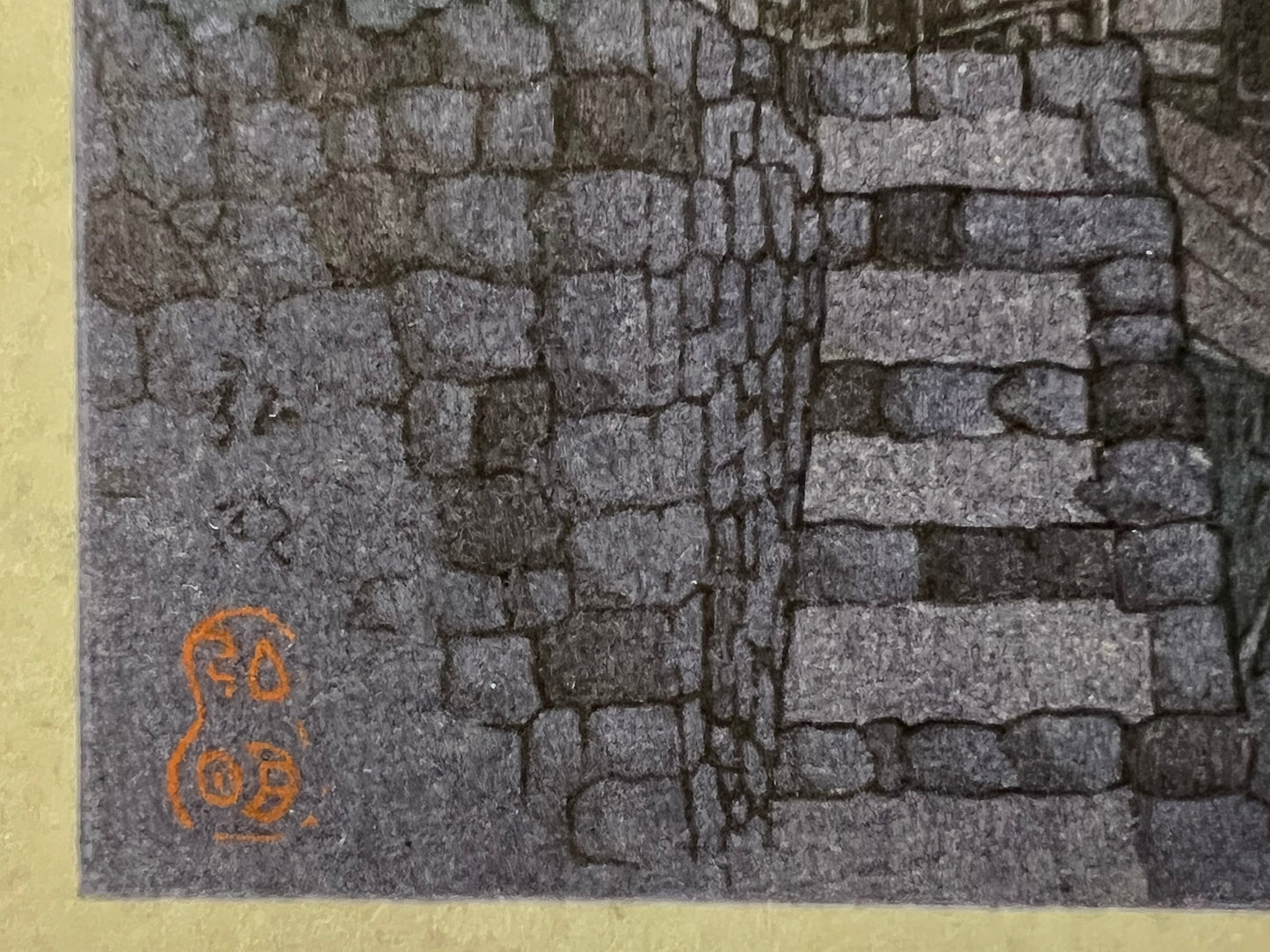 Shotei Takahashi Giclee Woodblock Print Mt Fuji from Mitsukubo 7.5" x 11"