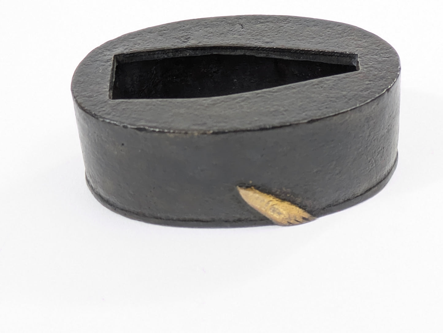 Japanese Edo Period Katana Samurai Sword Fuchi-Kashira Gilt Dragonfly Shakudō LS062