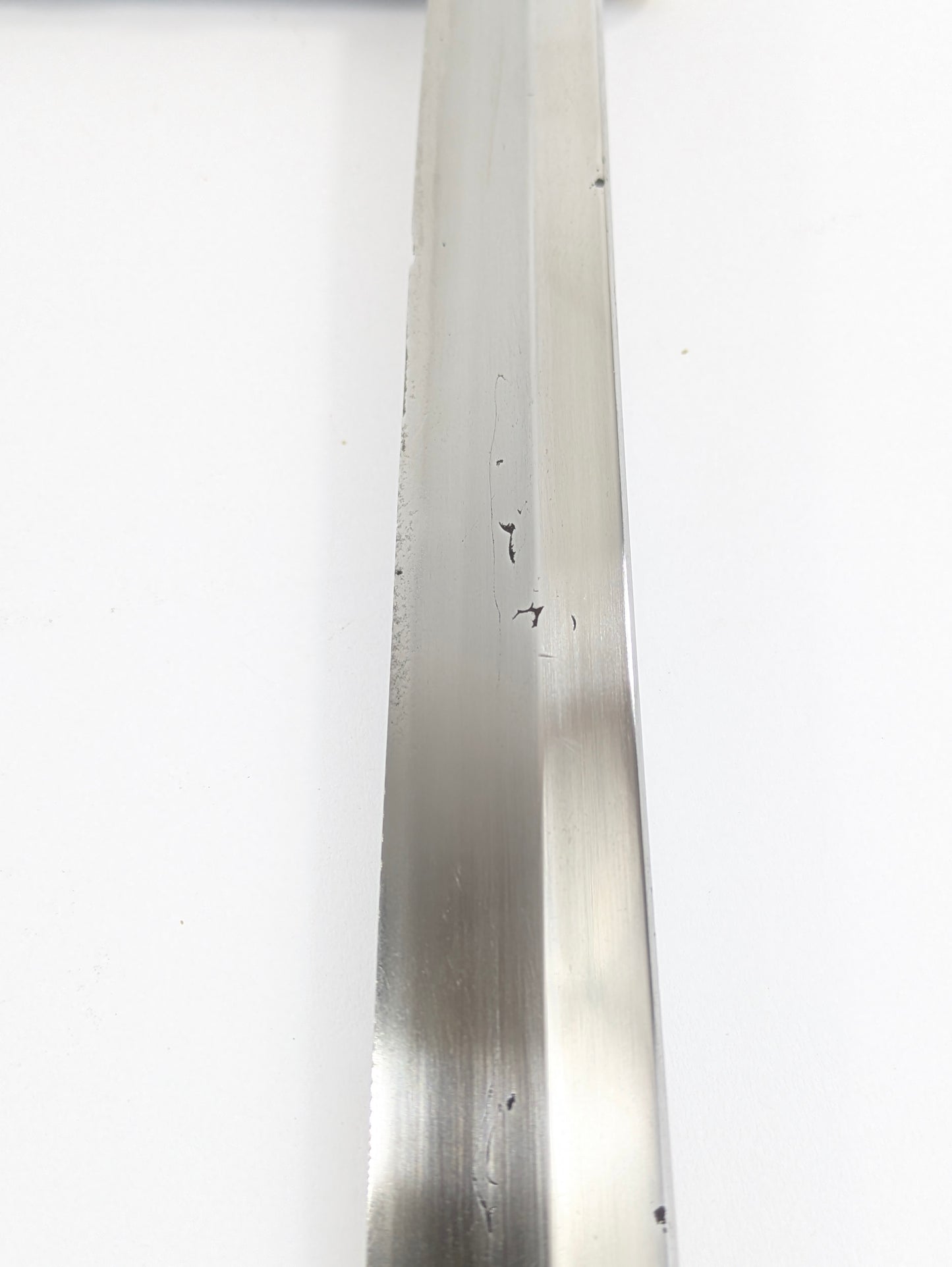 Antique Japanese Tanto – Edo Period – Deer and Pine Fittings, Arrowhead Tsuba, Black Lacquer Saya LS122