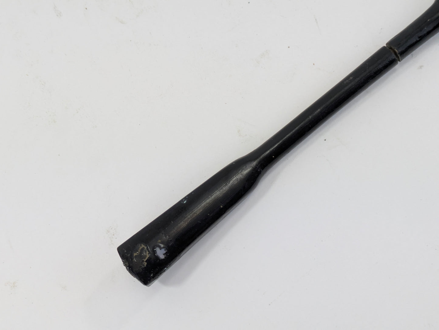 Antique Japanese Kogai Hair Ornament – Autumn Maple and Floral Makie with Raden Inlay – 8¼"