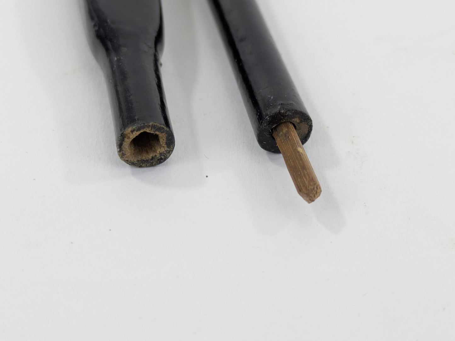 Antique Japanese Kogai Hair Ornament – Autumn Maple and Floral Makie with Raden Inlay – 8¼"