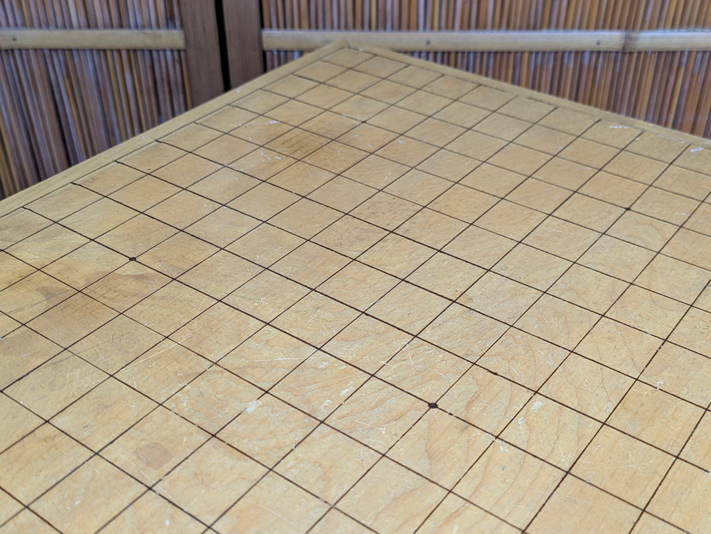 Vintage Japanese Kaya-Clad (11.5cm) Floor Go Board – 4-Sun Class, Late Showa–Early Heisei Era  I9