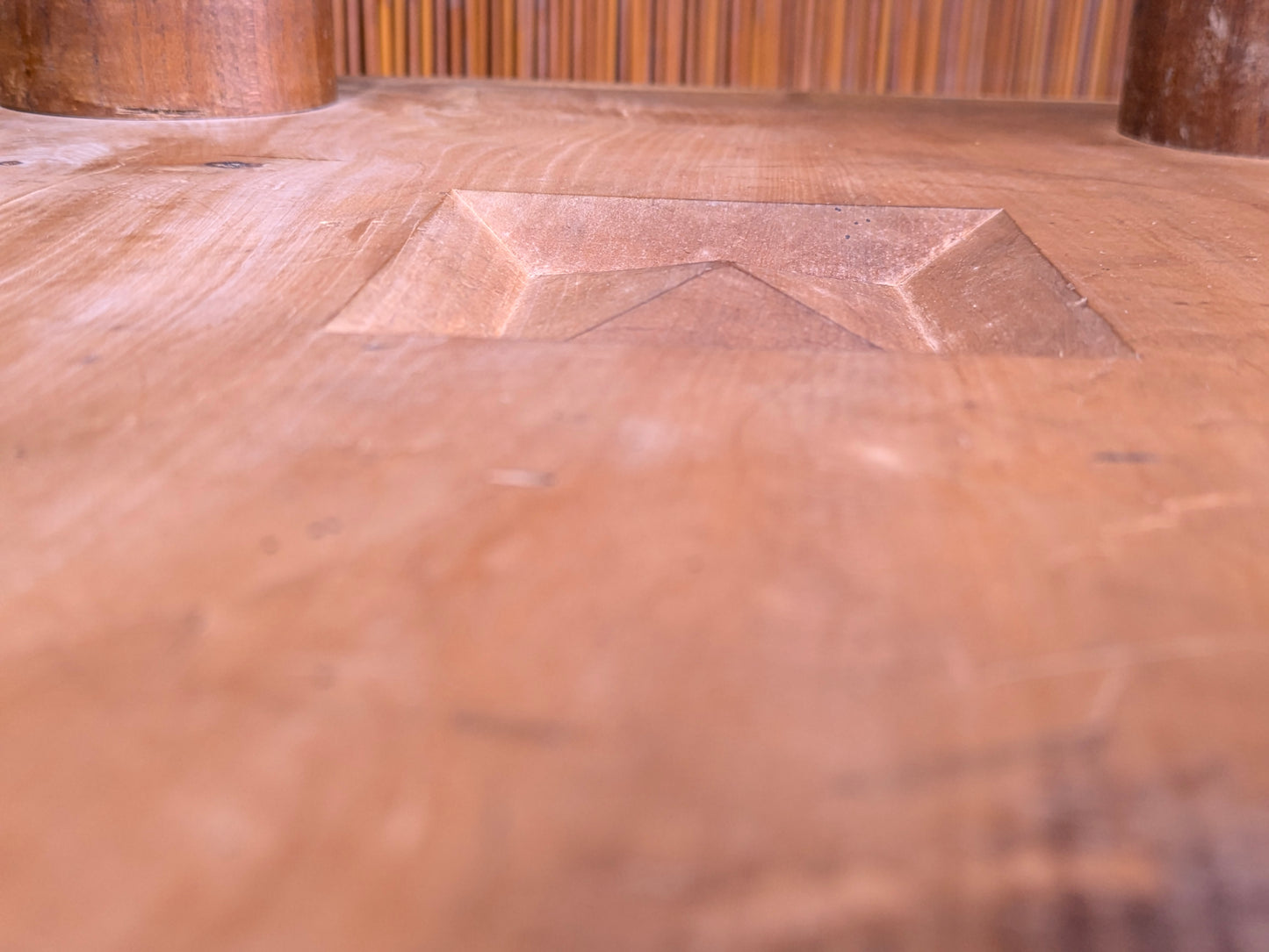 Vintage Japanese Kaya-Clad (11.5cm) Floor Go Board – 4-Sun Class, Late Showa–Early Heisei Era  I9