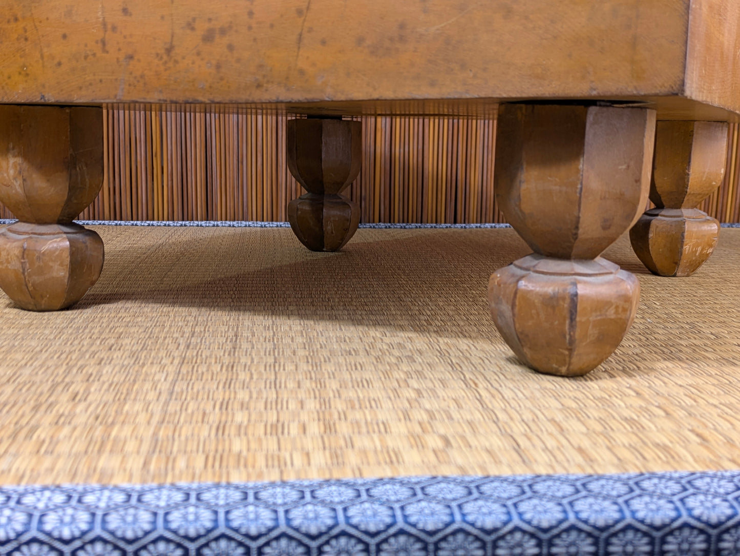 Vintage Japanese Goban 4" (10cm) Thick  Go Game Board Floor Board Award Presentation 1967 Katsura Wood G7