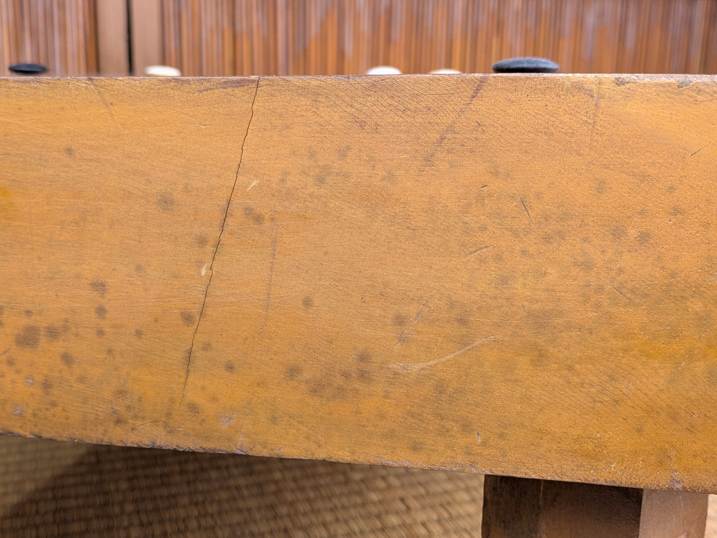 Vintage Japanese Goban 4" (10cm) Thick  Go Game Board Floor Board Award Presentation 1967 Katsura Wood G7