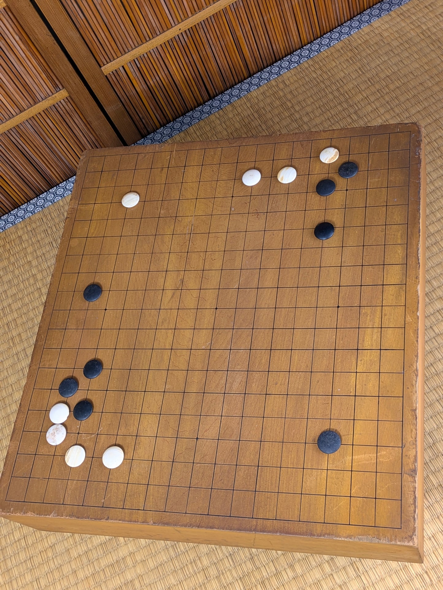 Vintage Japanese Goban 4" (10cm) Thick  Go Game Board Floor Board Award Presentation 1967 Katsura Wood G7