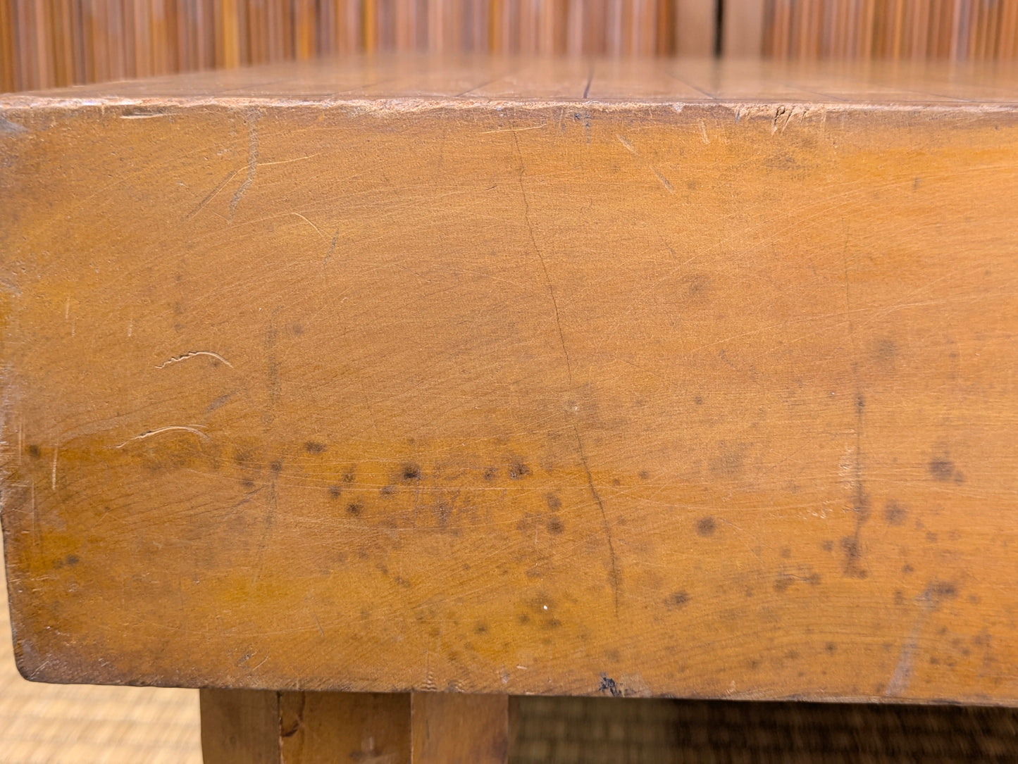 Vintage Japanese Goban 4" (10cm) Thick  Go Game Board Floor Board Award Presentation 1967 Katsura Wood G7