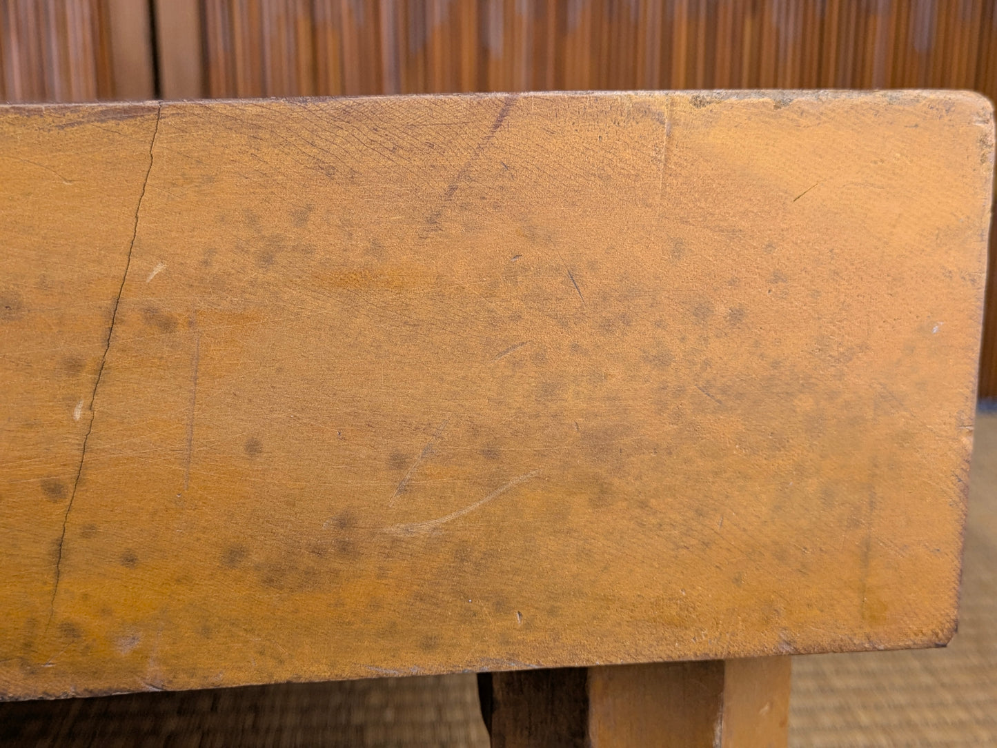 Vintage Japanese Goban 4" (10cm) Thick  Go Game Board Floor Board Award Presentation 1967 Katsura Wood G7