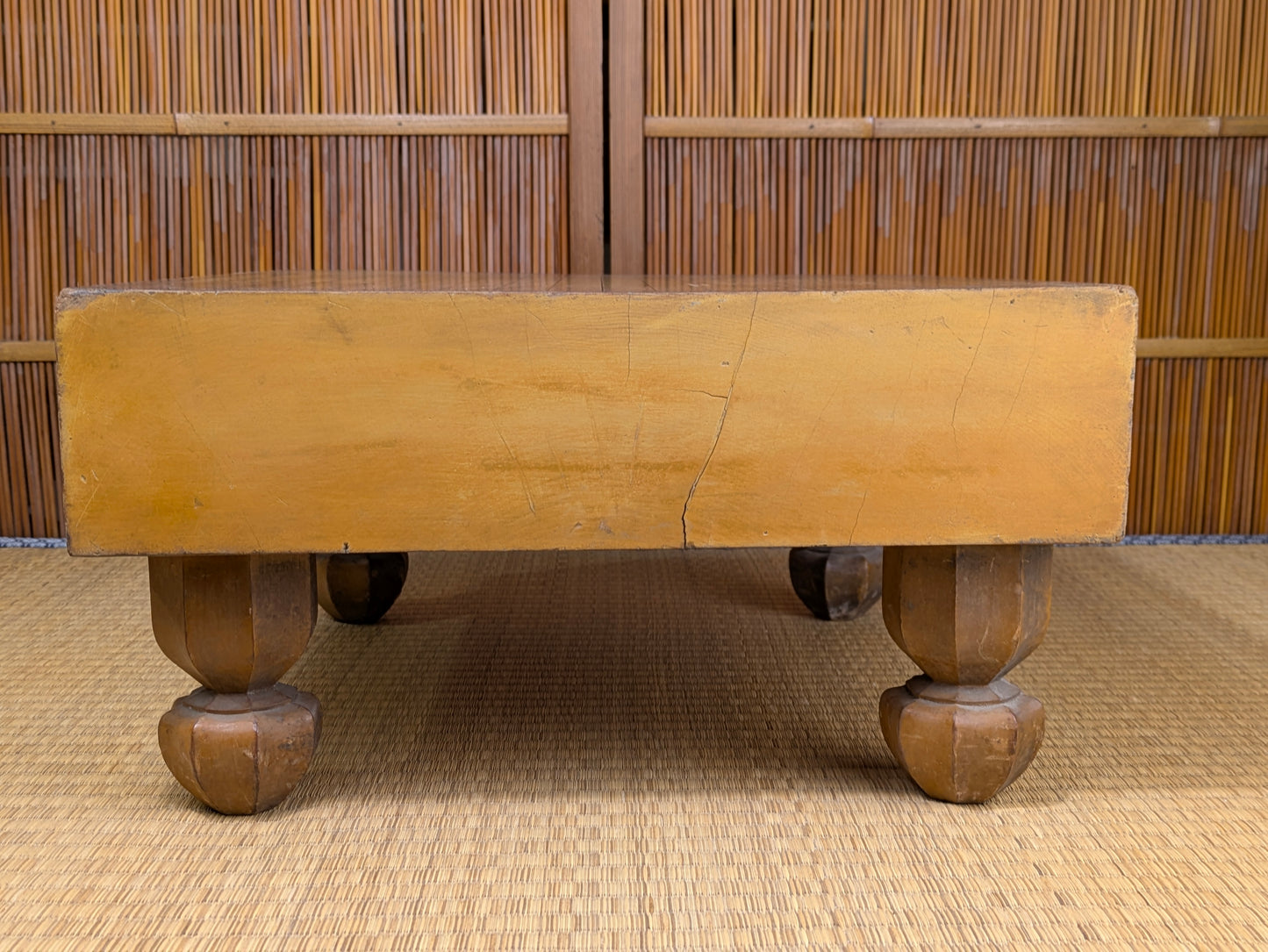 Vintage Japanese Goban 4" (10cm) Thick  Go Game Board Floor Board Award Presentation 1967 Katsura Wood G7