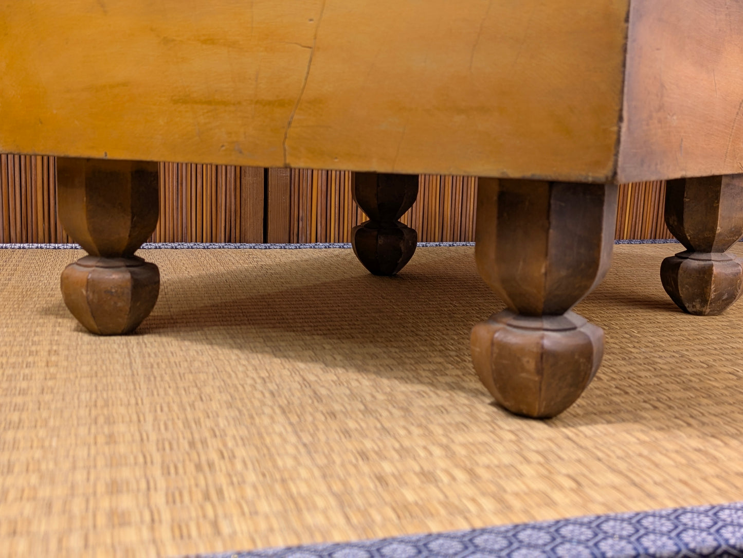 Vintage Japanese Goban 4" (10cm) Thick  Go Game Board Floor Board Award Presentation 1967 Katsura Wood G7