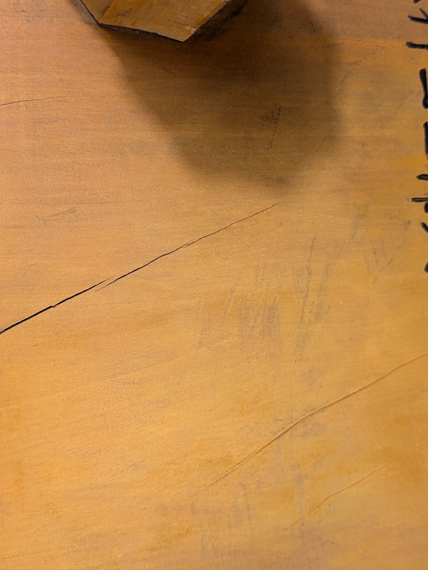 Vintage Japanese Goban 4" (10cm) Thick  Go Game Board Floor Board Award Presentation 1967 Katsura Wood G7