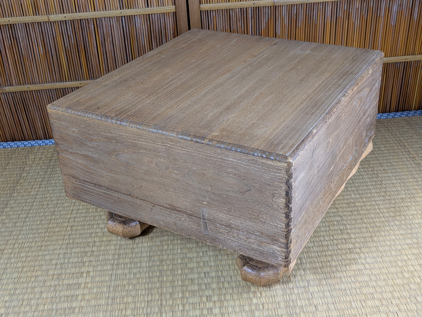 Vintage Japanese Goban 6.25"( 17cm) Thick  Go Game Board Floor Board E5