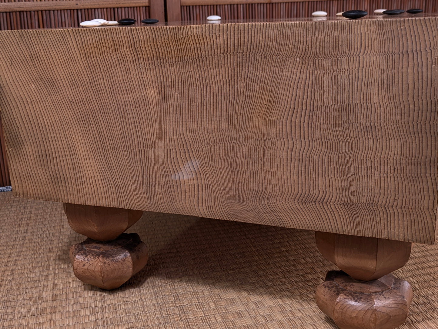 Vintage Japanese Goban 6.25"( 17cm) Thick  Go Game Board Floor Board E5