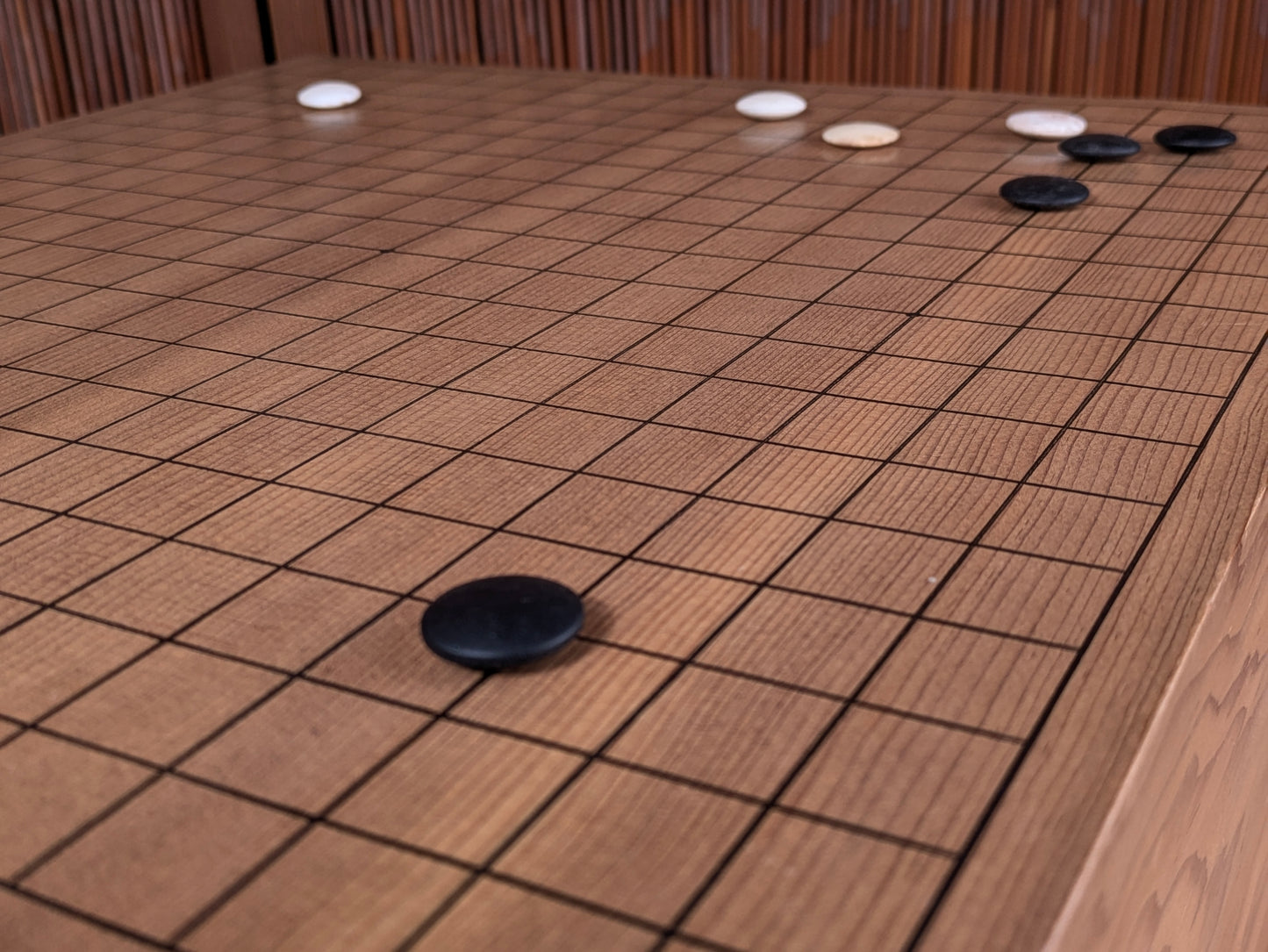 Vintage Japanese Goban 6.25"( 17cm) Thick  Go Game Board Floor Board E5