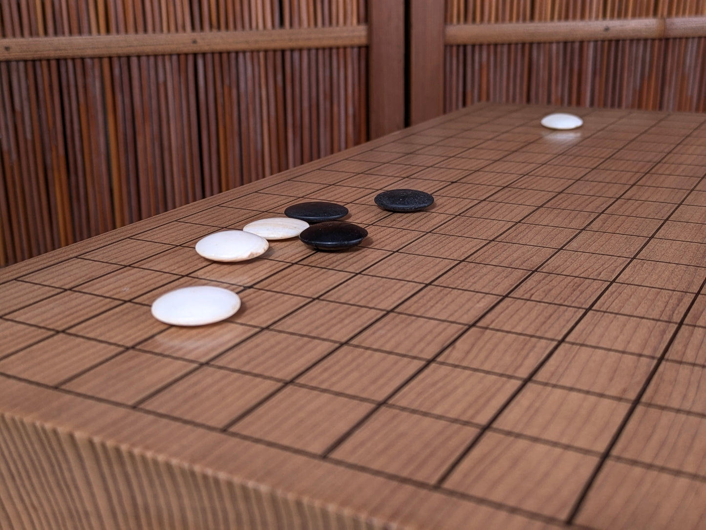 Vintage Japanese Goban 6.25"( 17cm) Thick  Go Game Board Floor Board E5