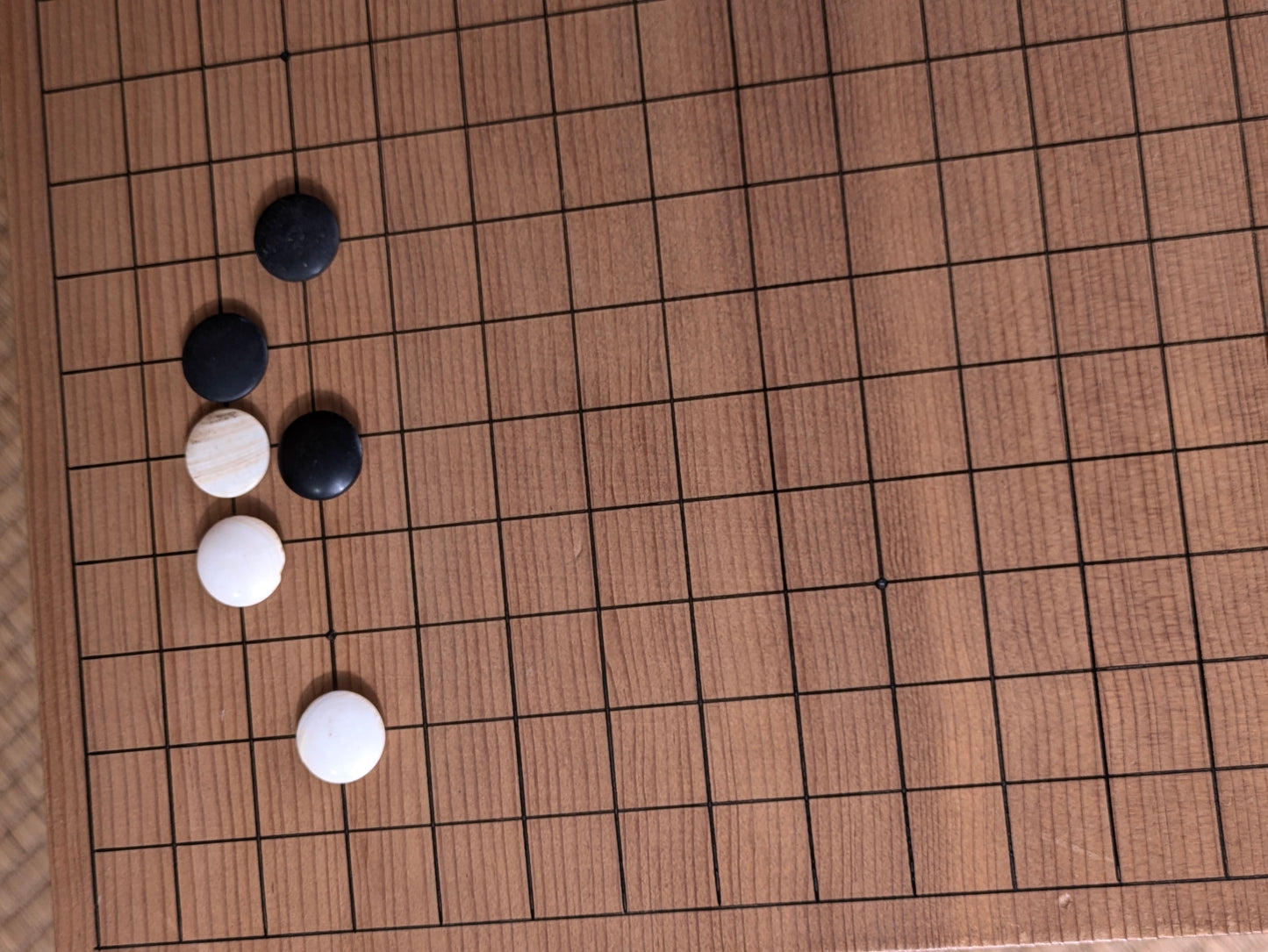 Vintage Japanese Goban 6.25"( 17cm) Thick  Go Game Board Floor Board E5