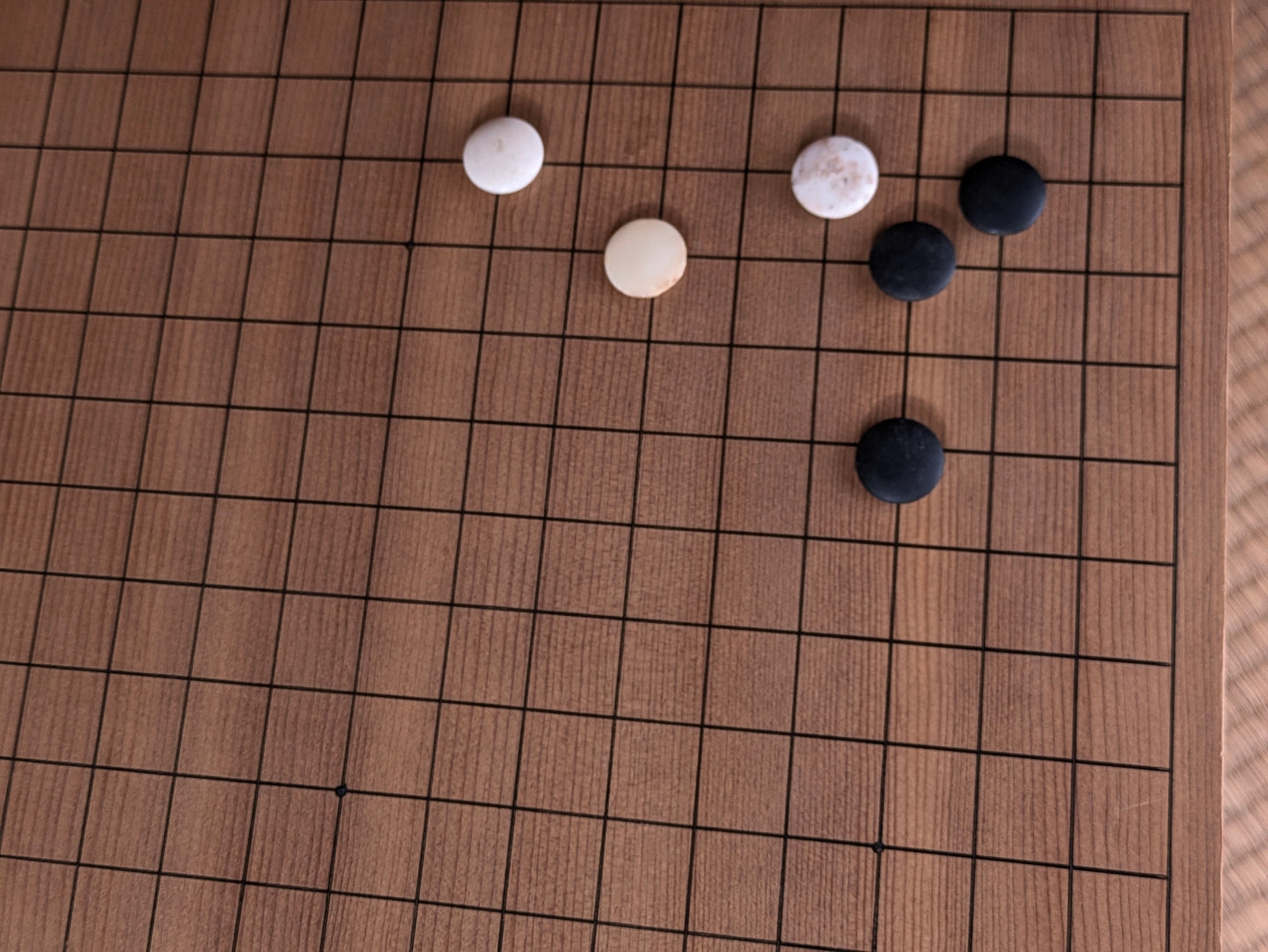 Vintage Japanese Goban 6.25"( 17cm) Thick  Go Game Board Floor Board E5