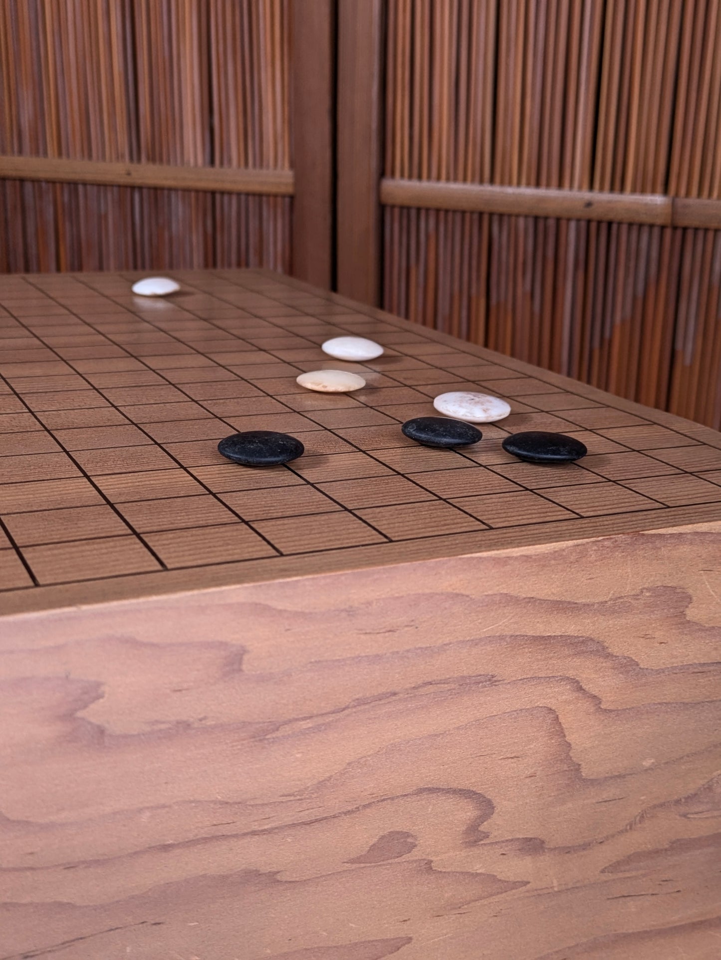 Vintage Japanese Goban 6.25"( 17cm) Thick  Go Game Board Floor Board E5