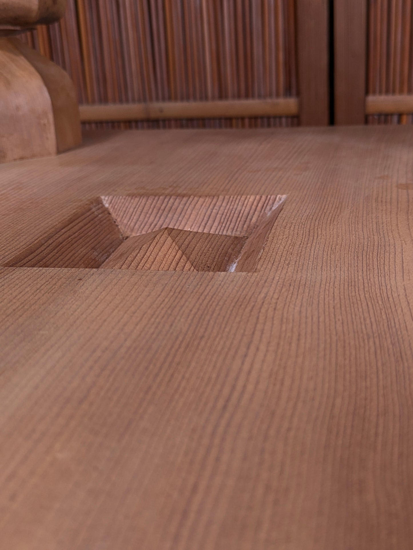 Vintage Japanese Goban 6.25"( 17cm) Thick  Go Game Board Floor Board E5