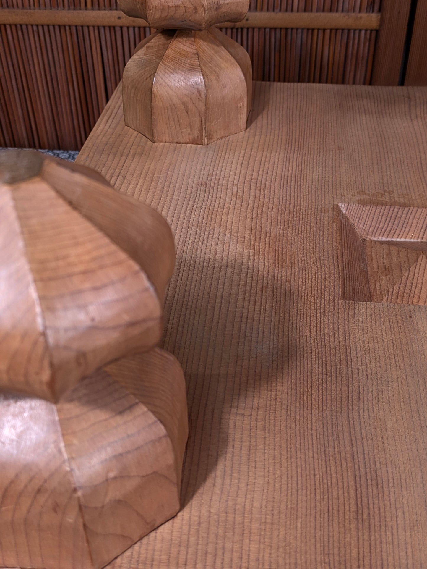 Vintage Japanese Goban 6.25"( 17cm) Thick  Go Game Board Floor Board E5